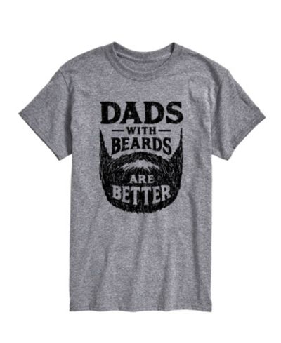 AIRWAVES Men's Dads with Beards Are Better Short Sleeve T-Shirt