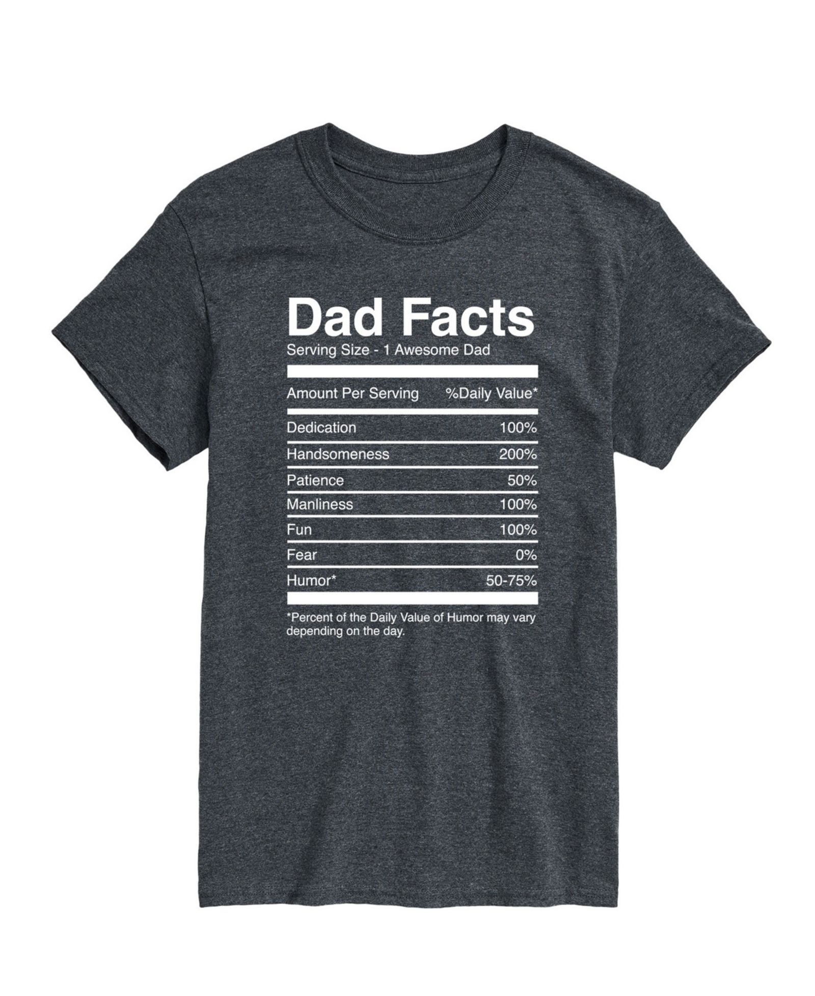 AIRWAVES Men's Dad Facts Short Sleeve T-Shirt
