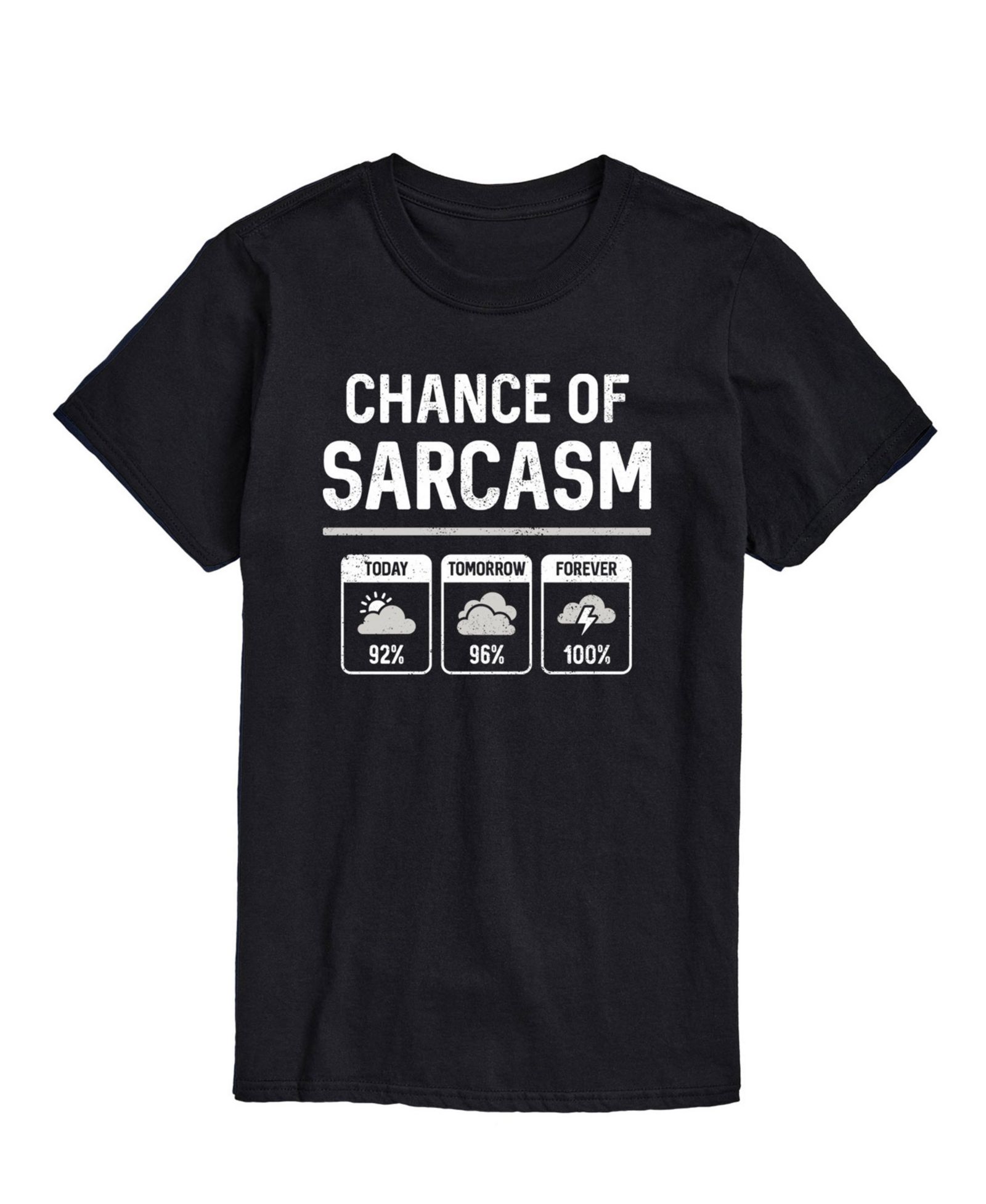 AIRWAVES Men's Chance of Sarcasm Short Sleeve T-Shirt