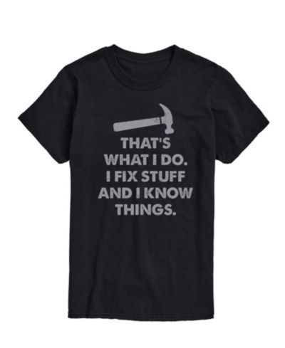 AIRWAVES Men's Father's That’s What I Do Fix Things Short Sleeve T-Shirt