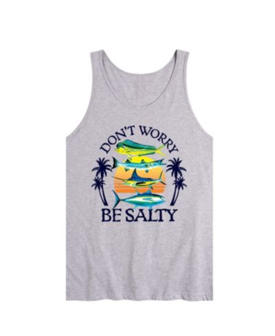 AIRWAVES Men's Don't Worry Be Salty Sleeveless Tank Top