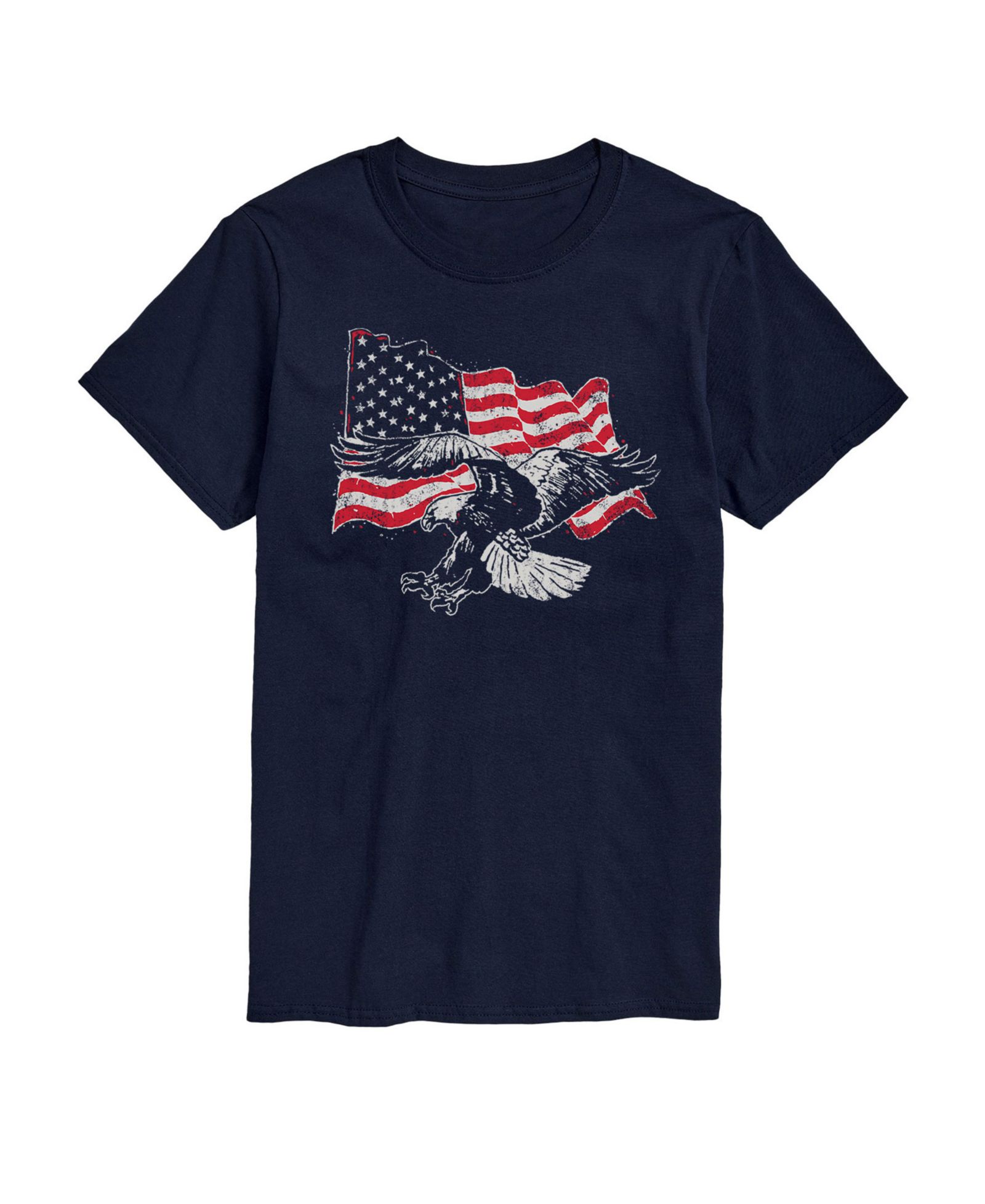 AIRWAVES Men’s American Eagle Flag Short Sleeve T-Shirt