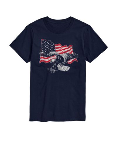 AIRWAVES Men’s American Eagle Flag Short Sleeve T-Shirt