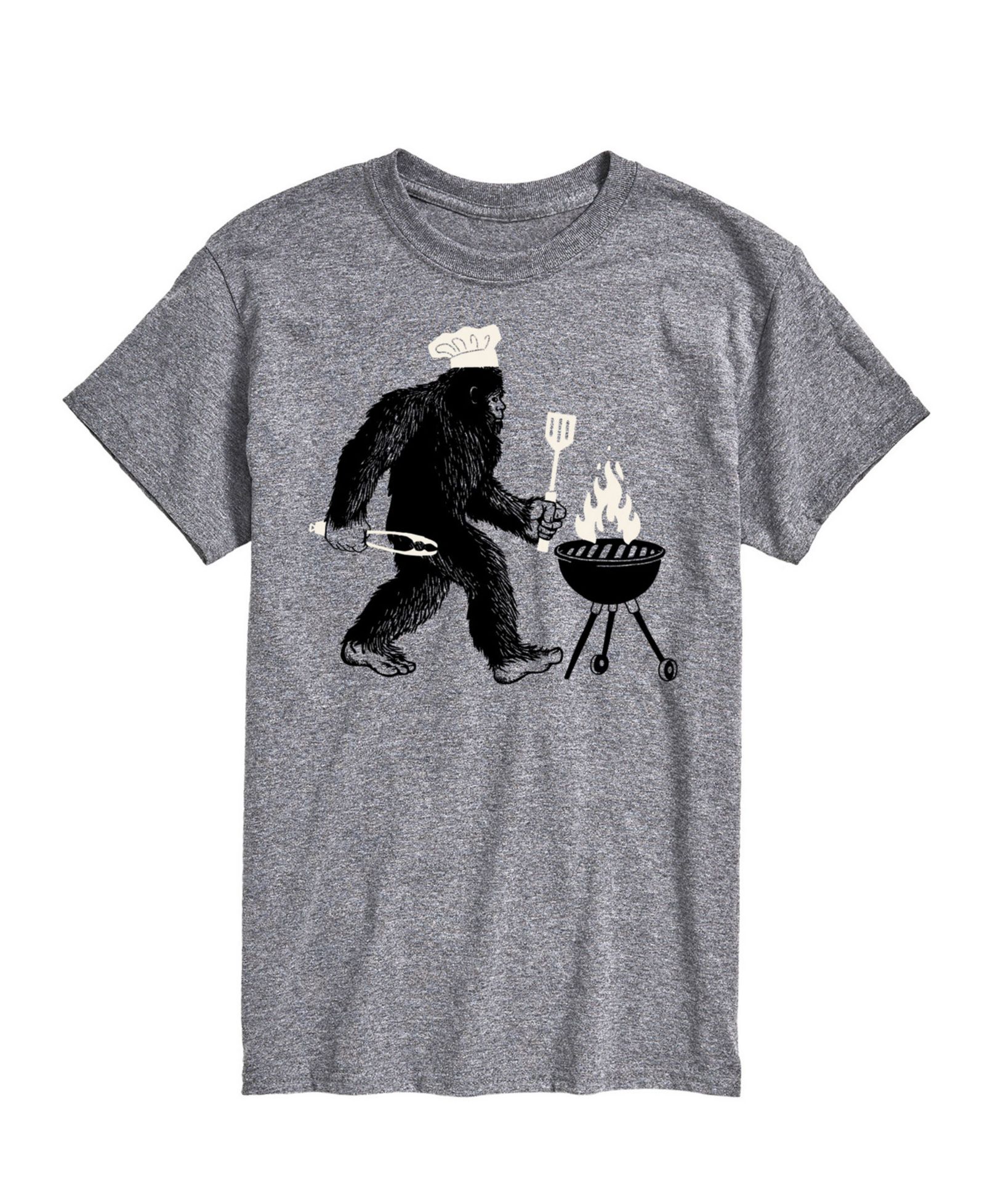 AIRWAVES Men's Sasquatch Grilling Short Sleeve T-Shirt