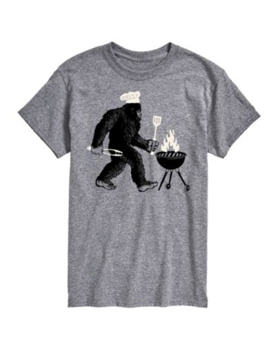 AIRWAVES Men's Sasquatch Grilling Short Sleeve T-Shirt