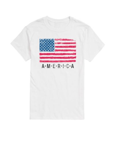 AIRWAVES Men's American Flag Short Sleeve T-Shirt
