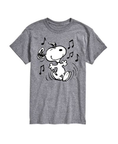 Мужская футболка AIRWAVES Peanuts Snoopy Dancing Music с коротким рукавом