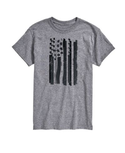 AIRWAVES Men's Glitch American Flag Short Sleeve T-Shirt