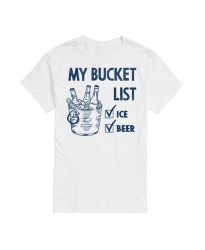 Мужская футболка AIRWAVES Bucket List Ice Beer с коротким рукавом, летняя