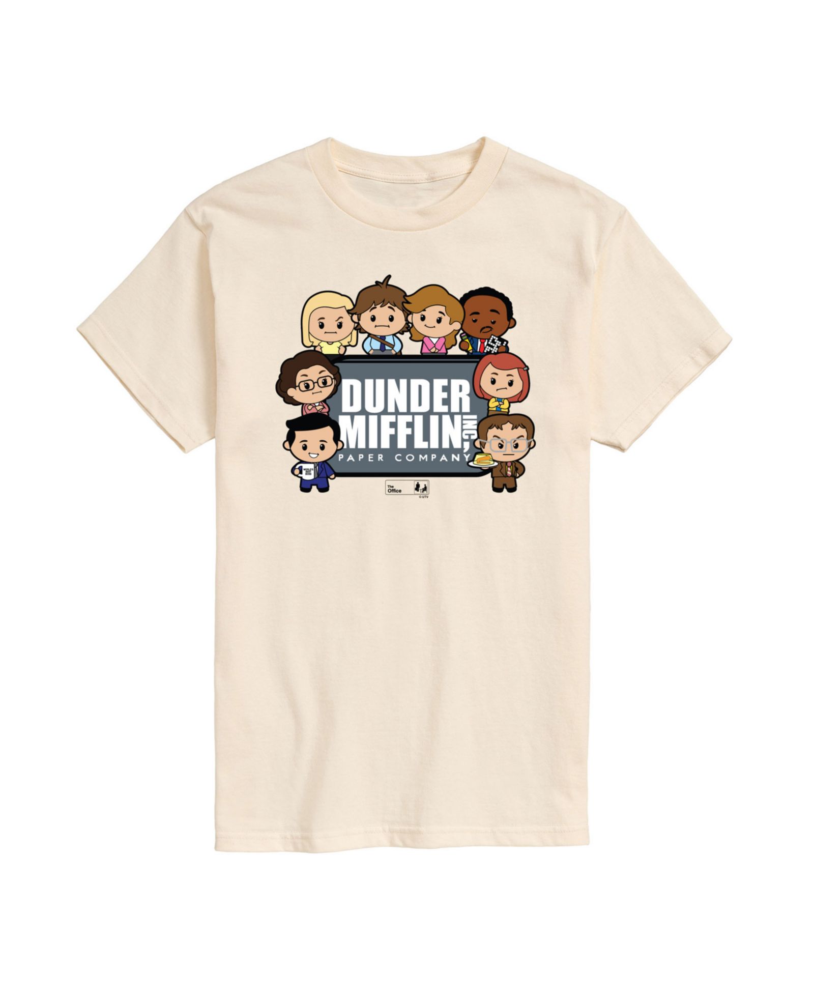 AIRWAVES Men's The Office Cartoon Short Sleeve T-Shirt