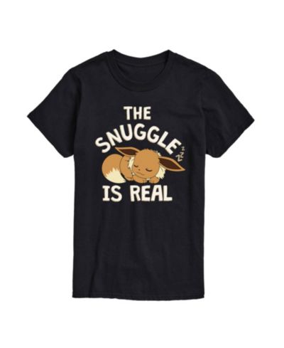 AIRWAVES Мужская футболка Pokémon the Snuggle Is Real Short Sleeve