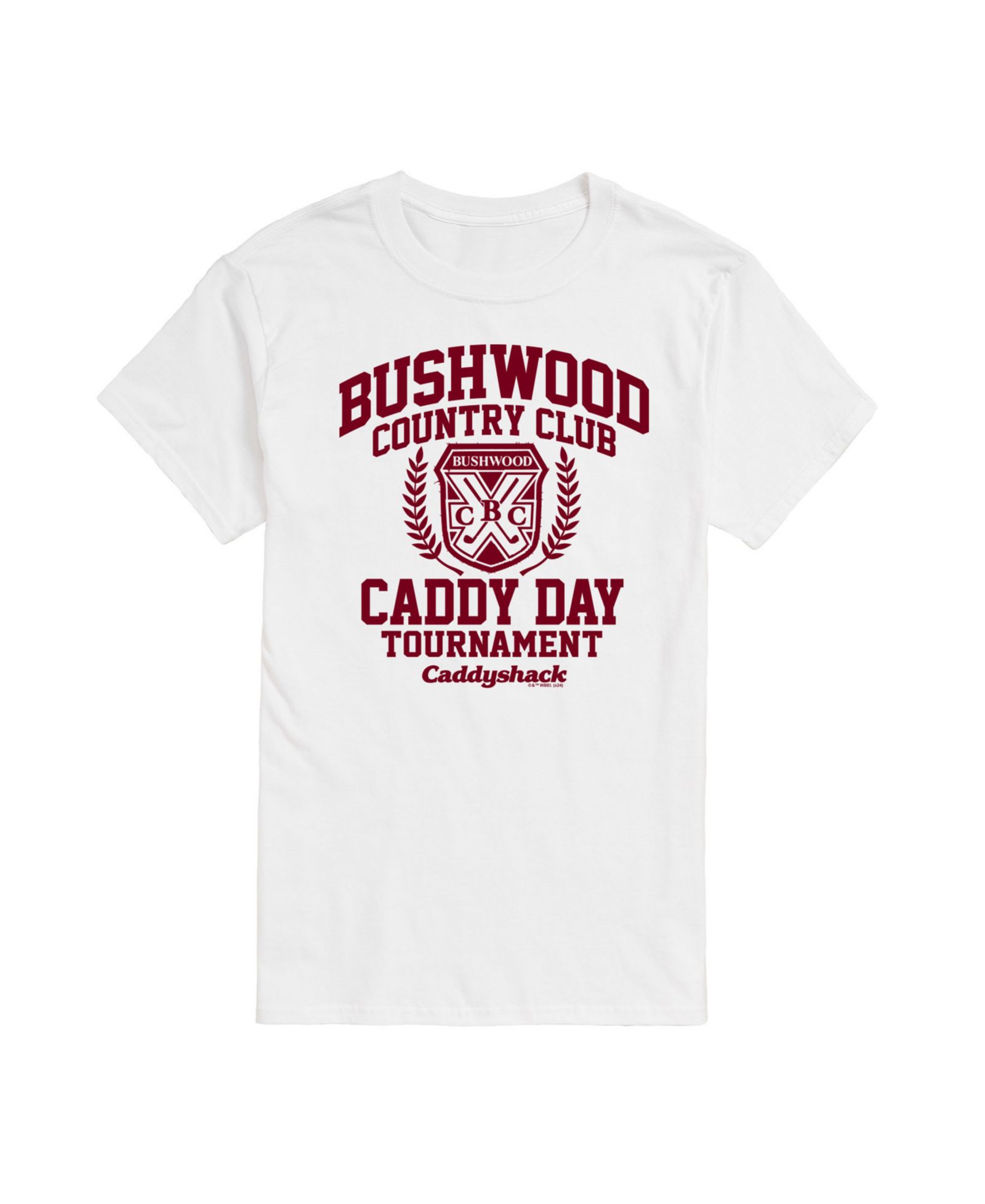 AIRWAVES Men's Caddyshack Bushwood Country Club Short Sleeve T-Shirt