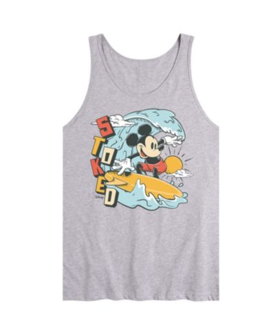 AIRWAVES Men's Disney Mickey Surf Stoked Sleeveless Tank Top