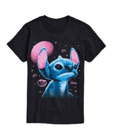 AIRWAVES Men's Lilo and Stitch Live Action Stitch Space Short Sleeve T-Shirt