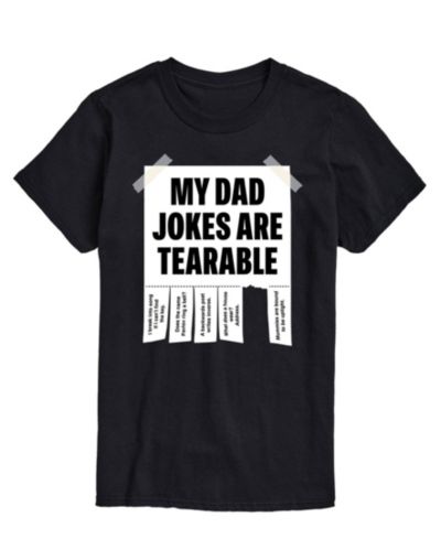 AIRWAVES Men's My Dad Jokes are Tearable Short Sleeve T-Shirt