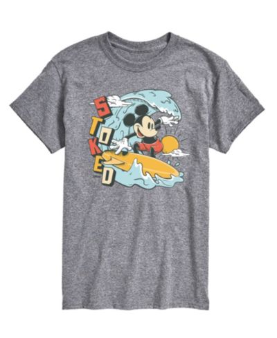 AIRWAVES Men's Disney Mickey Stoked Short Sleeve T-Shirt