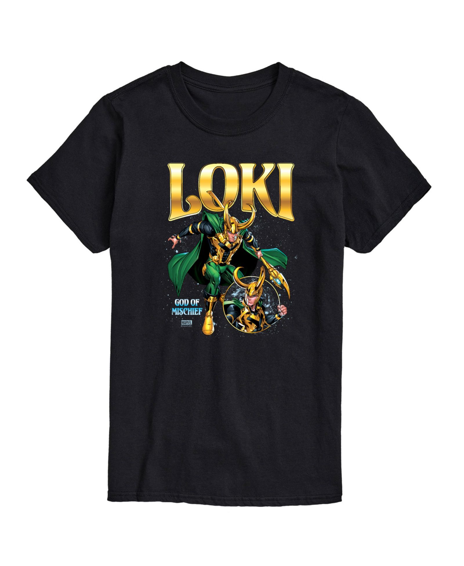 Футболка AIRWAVES Men's Marvel Loki с коротким рукавом
