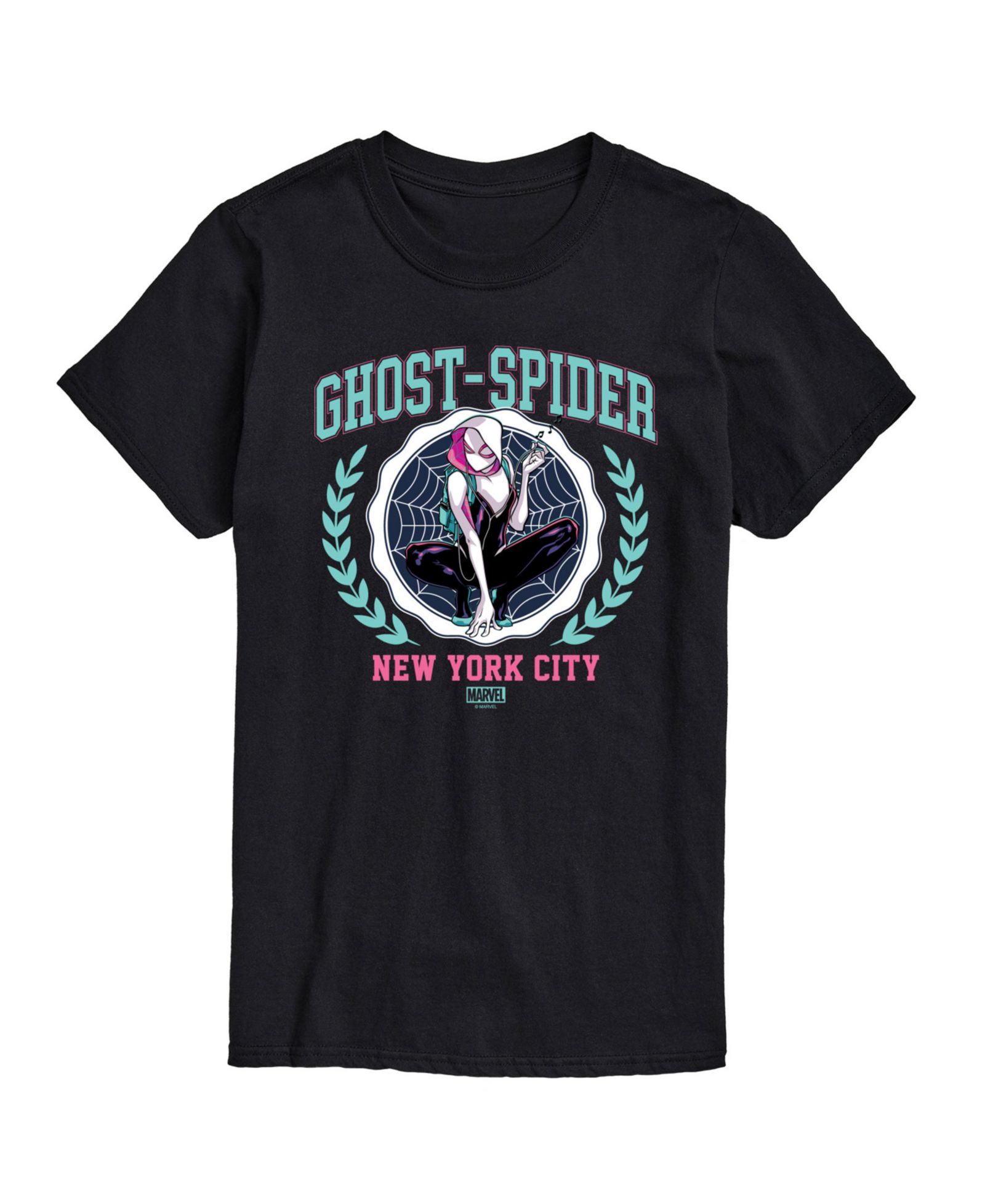 AIRWAVES Men's Marvel Ghost Spider Short Sleeve T-Shirt