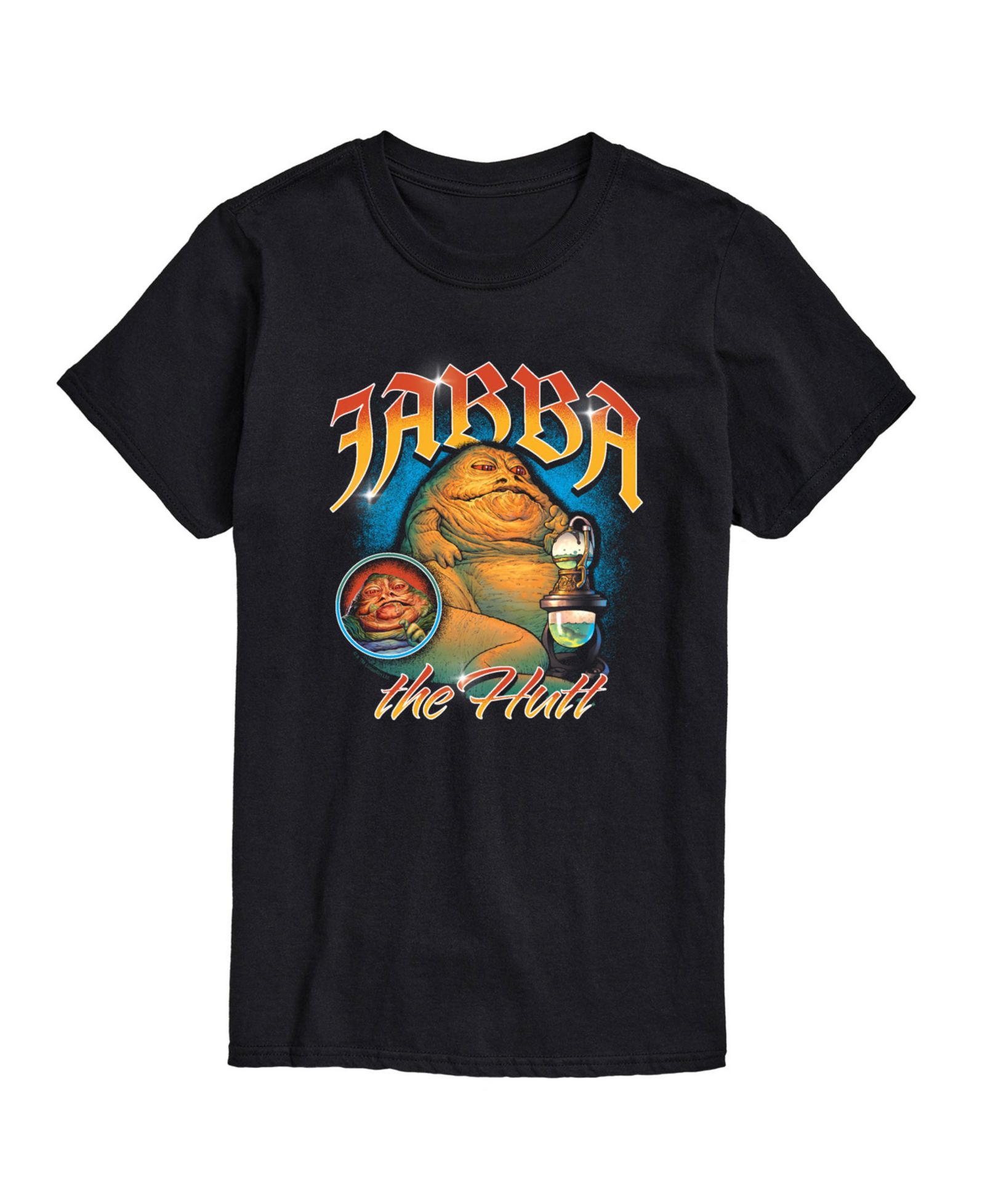 AIRWAVES Men's Star Wars Jabba the Hutt Short Sleeve T-Shirt