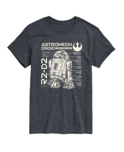 AIRWAVES Men's Star Wars Astromech Droid Short Sleeve T-Shirt