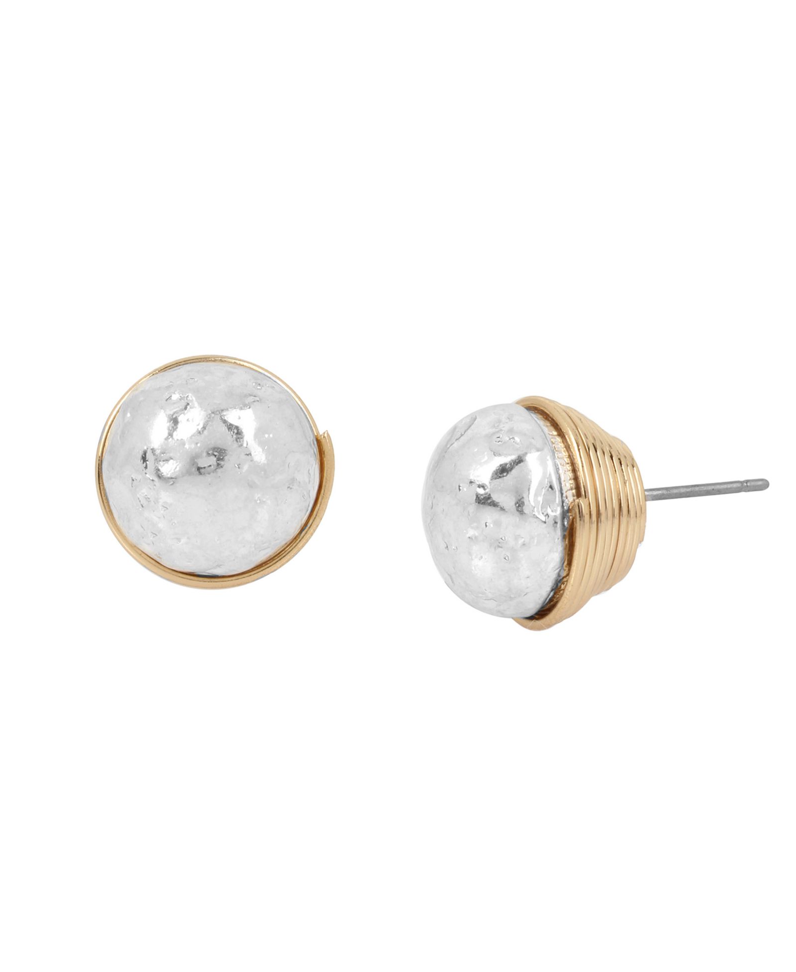 Серьги-гвоздики Robert Lee Morris Soho Two-Tone Bead Stud