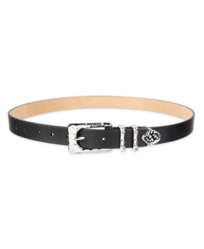 Женский кожаный ремень Sam Edelman Women's Hammered Metal Casual