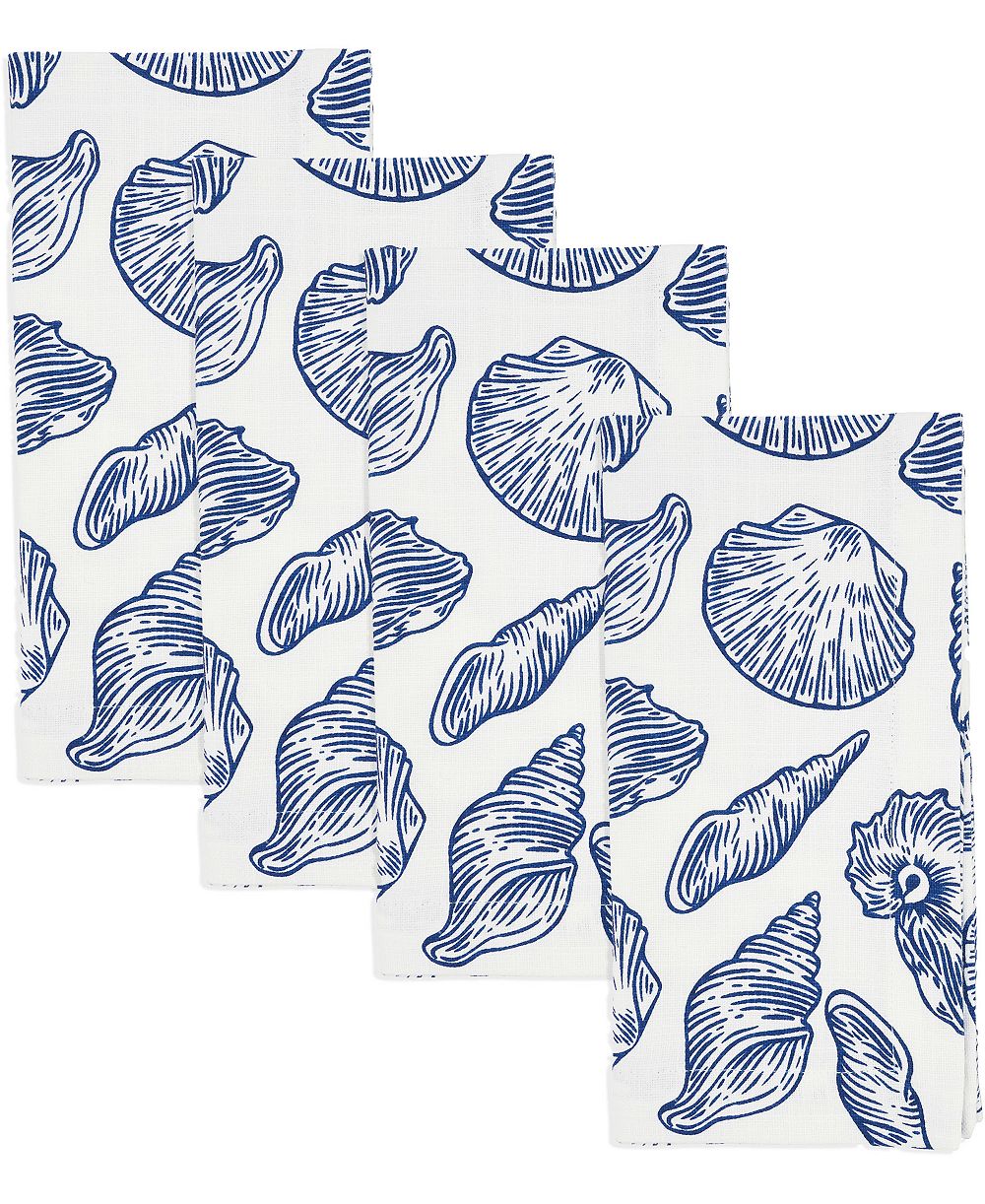 Хлопковые салфетки Saro Lifestyle Seaside Sea Shells 20" x 20"