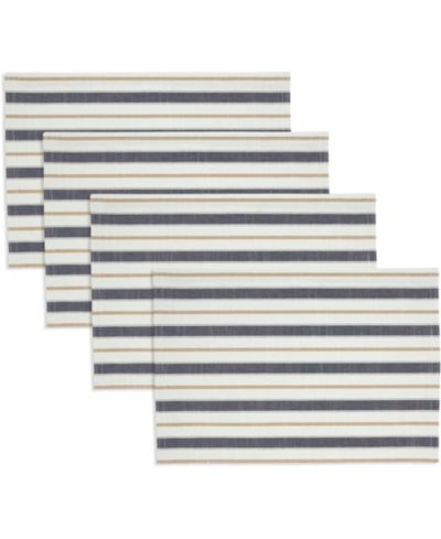 Saro Lifestyle Modern Striped Placemats, 13" x 19"