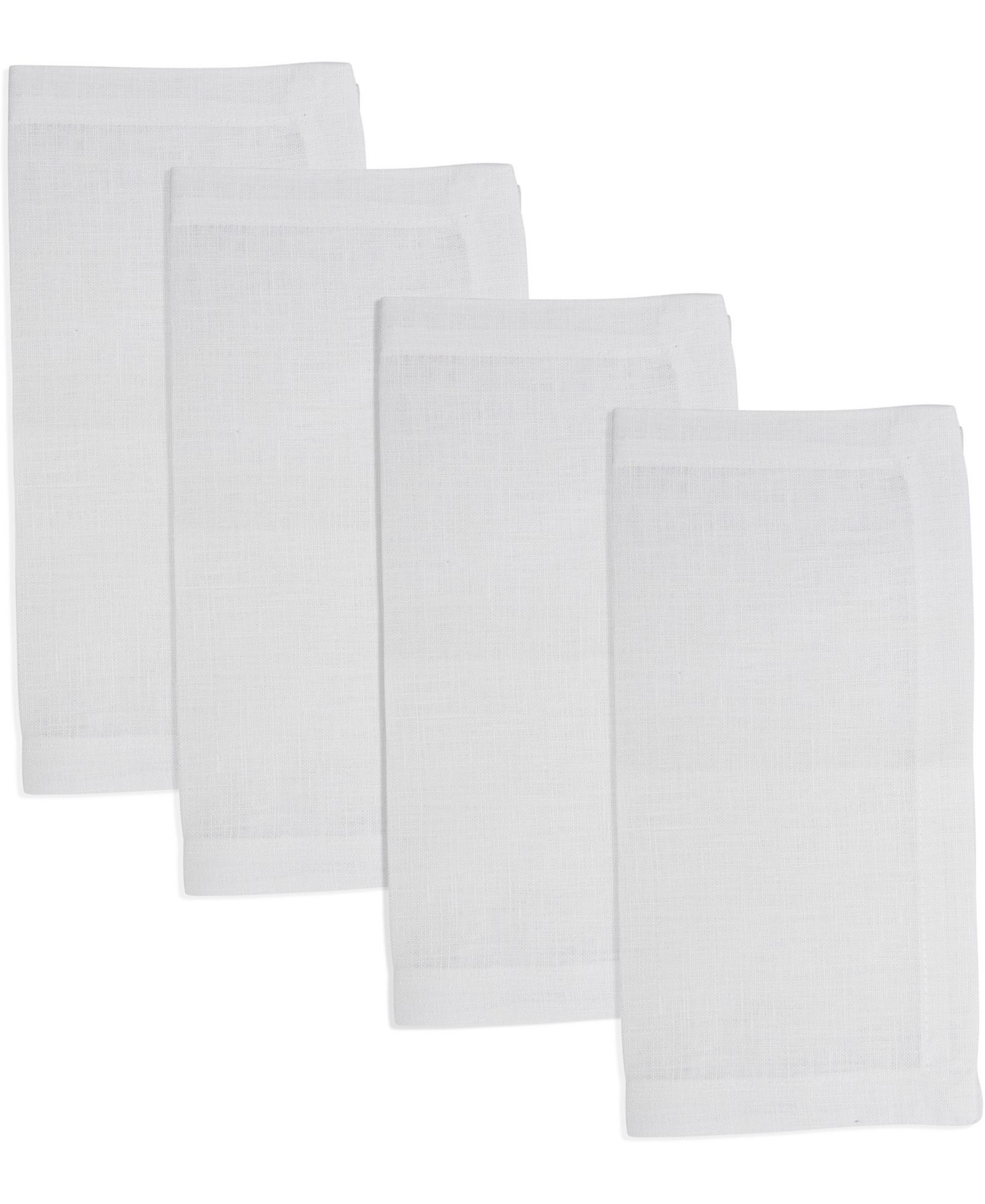 Saro Lifestyle Pure Linen Tea Napkins, 10" x 10"