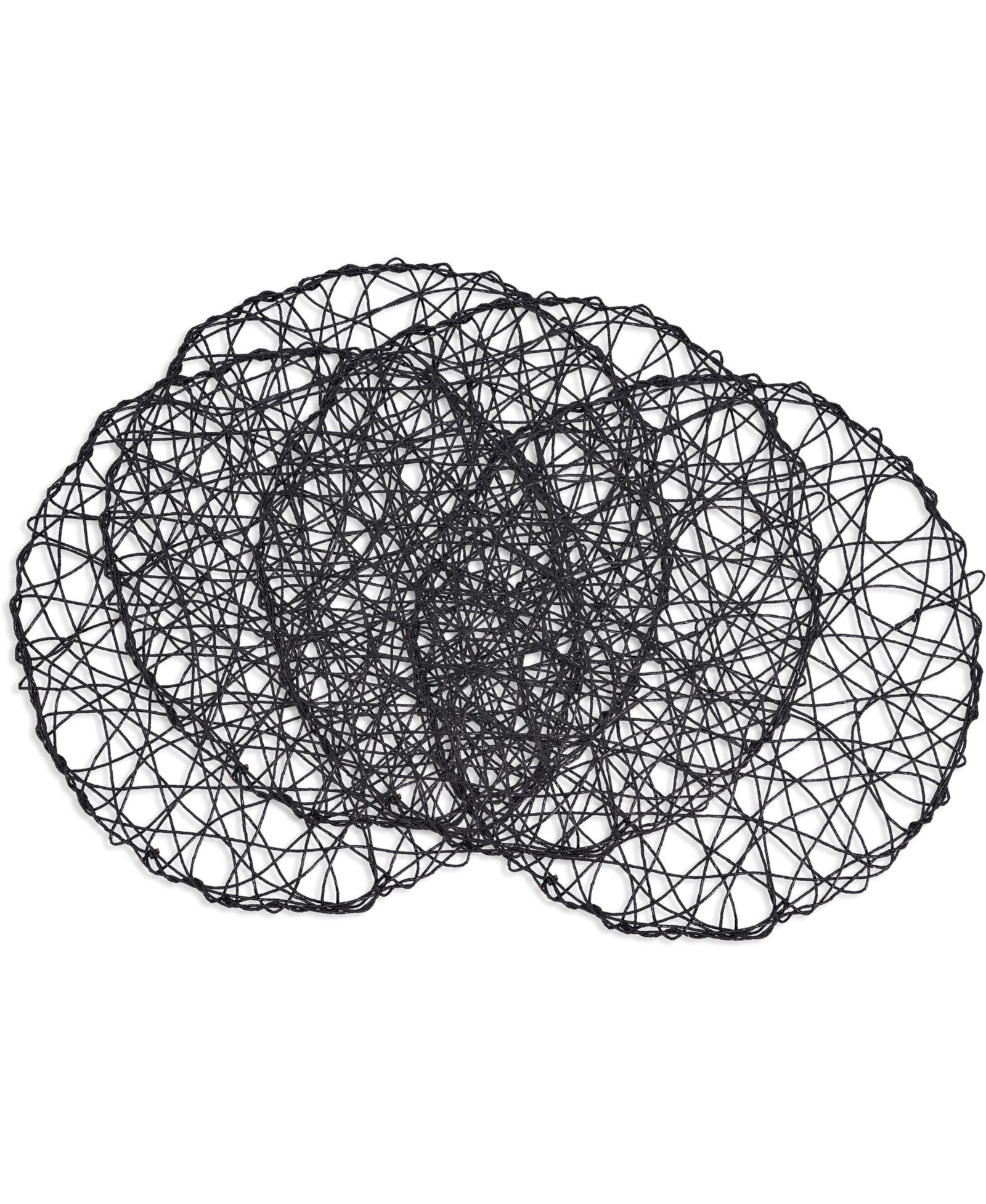 Saro Lifestyle Intricate Wire Placemats, 15" Round