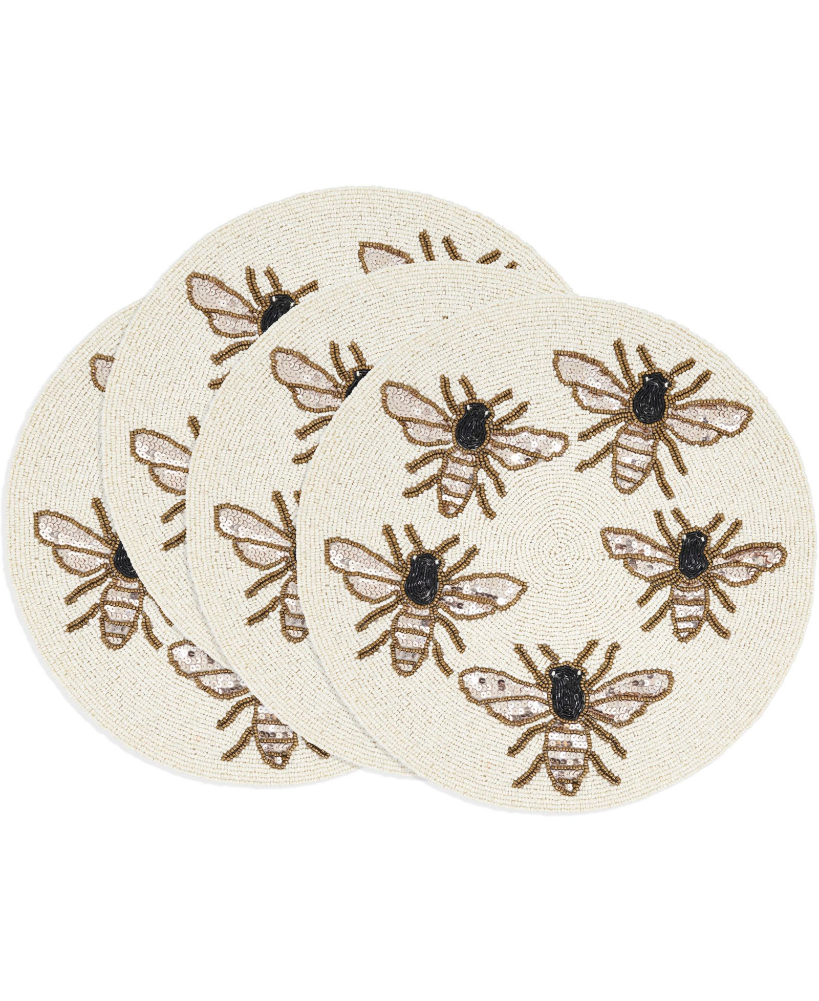 Подставки для сервировки Saro Lifestyle Garden Buzz Beaded, 15" Round