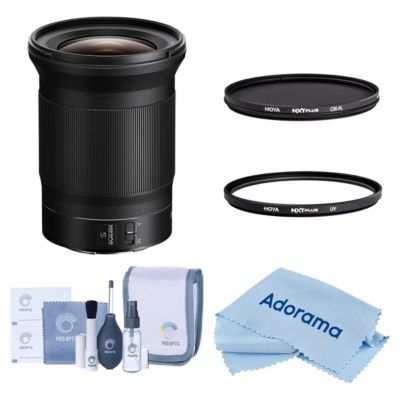Nikon NIKKOR Z 20mm f/1.8 S Lens, Bundle with Hoya 77mm UV and CPL Filters