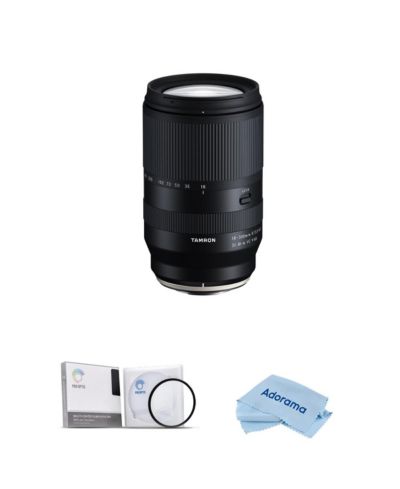 Объектив Tamron 18-300mm f/3.5-6.3 Di III-A VC VXD для Fuji X, комплект с UV-фильтром 67mm и салфеткой из микрофибры