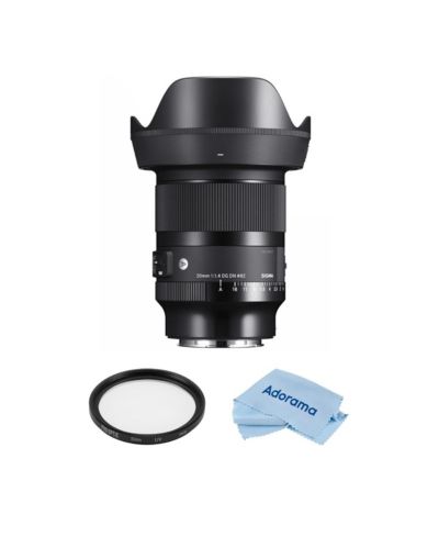 Объектив Sigma 20mm f/1.4 DG DN Art для L Mount с набором фильтров 82mm, VND фильтром, набором для чистки и колпачком