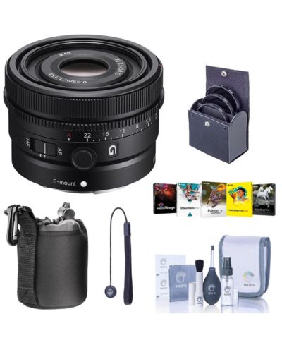 Sony объектив FE 50mm f/2.5 G для Sony E, комплект с фильтром 49mm, набором для чистки и чехлом