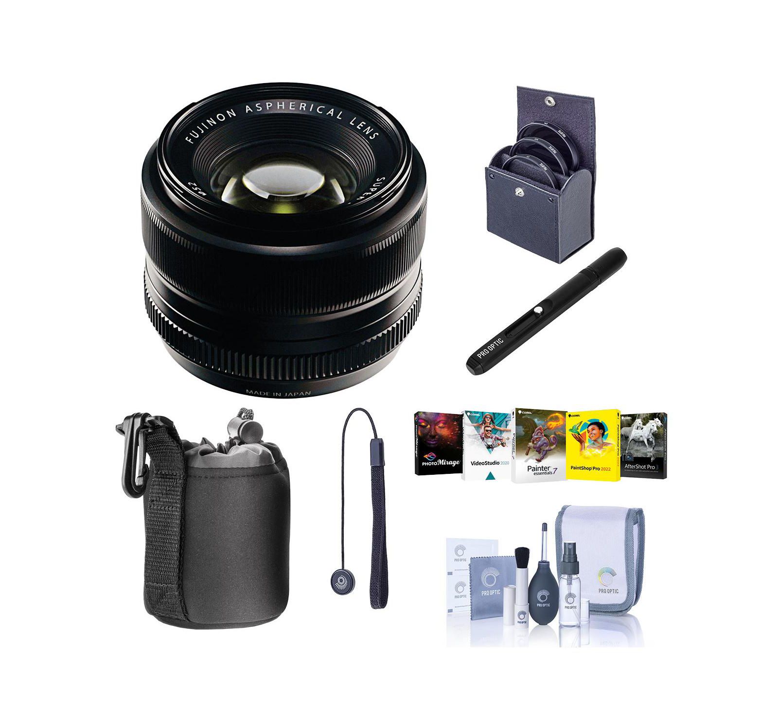 Fujifilm XF 35mm f/1.4 R Lens Bundle for Fujifilm X-Series Cameras