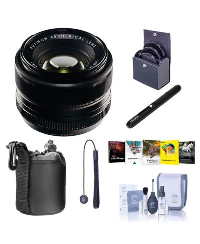 Объектив Fujifilm XF 35mm f/1.4 с набором фильтров Tiffen 52mm, чехлом и набором для чистки