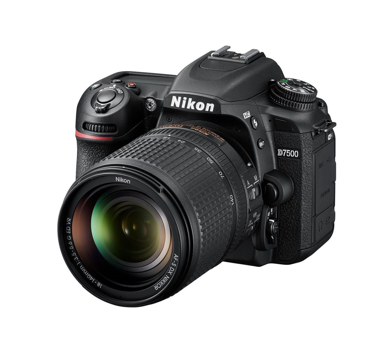 Nikon D7500 20.9 Megapixel 4K Ultra HD DSLR Camera with AF-S DX NIKKOR 18-140mm f/3.5-5.6G ED VR Lens