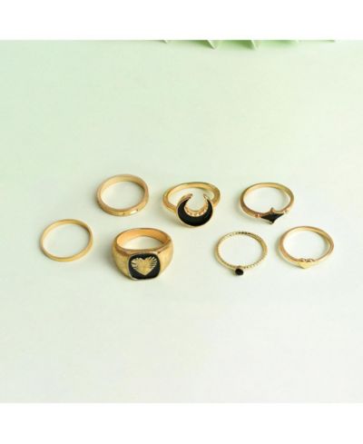 SOHI Women's Celestrial Multi-Layer Ring