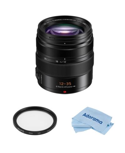 Panasonic LUMIX G X Leica DG Vario-Elmarit 12-35mm f/2.8 Aspherical Lens for Micro Four Thirds Bundle with 58mm Multi Coated UV Slim Filter