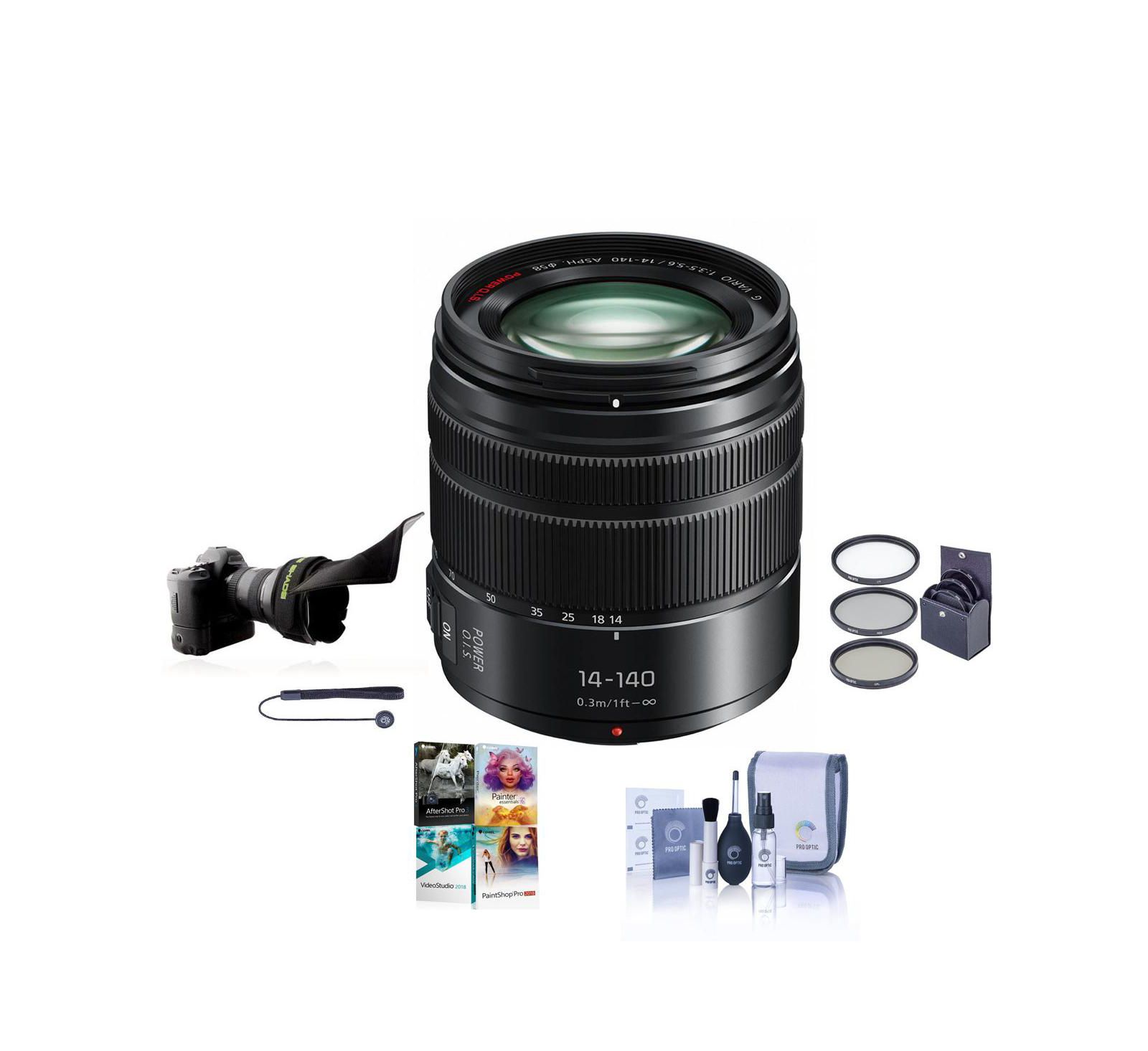 Объектив Panasonic Lumix G Vario 14-140mm Telephoto Zoom, комплект