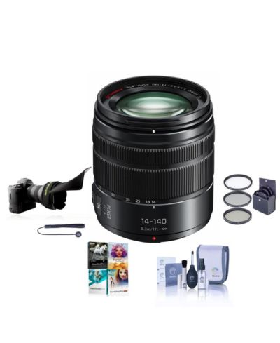 Panasonic LUMIX G Vario 14-140mm f/3.5-5.6 II Lens for MFT with PC Acc Kit