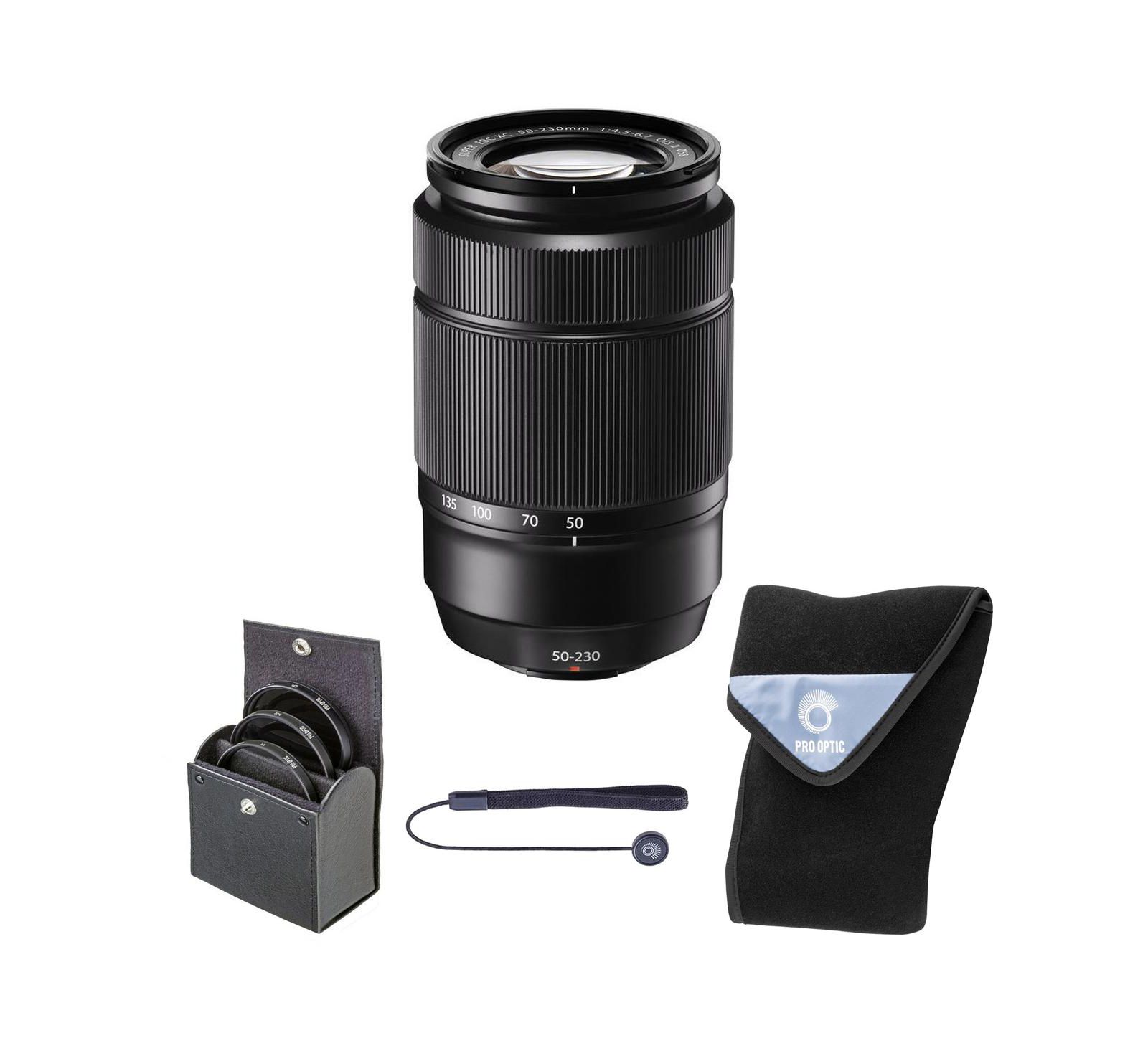 Объектив Fujifilm XC 50-230mm f/4.5-6.7 OIS II Black с комплектом фильтров и чехлом