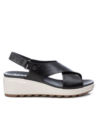 XTI Women's Cross Strap Wedge Sandals