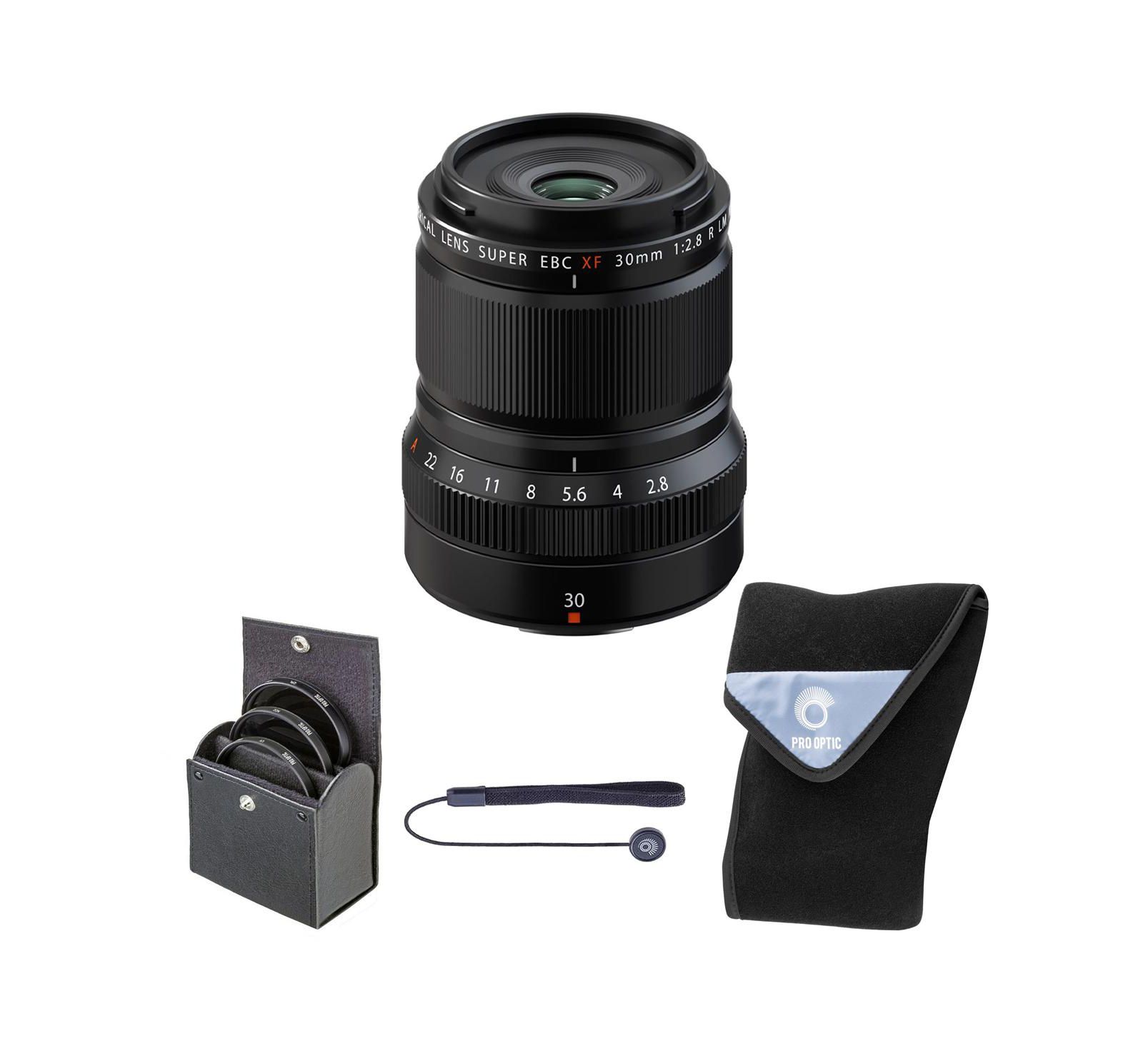 Fujifilm XF 30mm f/2.8 R LM WR Macro Lens, Black
