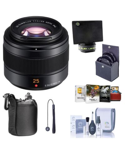 Panasonic Lumix G Leica DG Summilux II 25mm f/1.4 Aspherical Dust and Splash-Resistant Lens for Micro Four Thirds