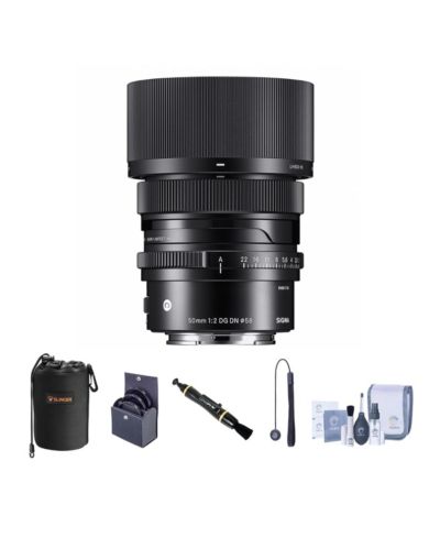 Sigma 50mm f/2.0 DG DN Contemporary Lens for Sony E with Essential Kit