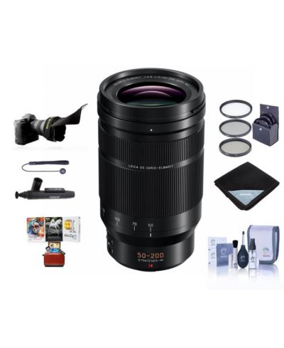 Объектив Panasonic Lumix G Leica DG Vario-Elmarit 50-200mm F/2.8-4 Aspheical для Micro 4/3 с комплектом фильтров