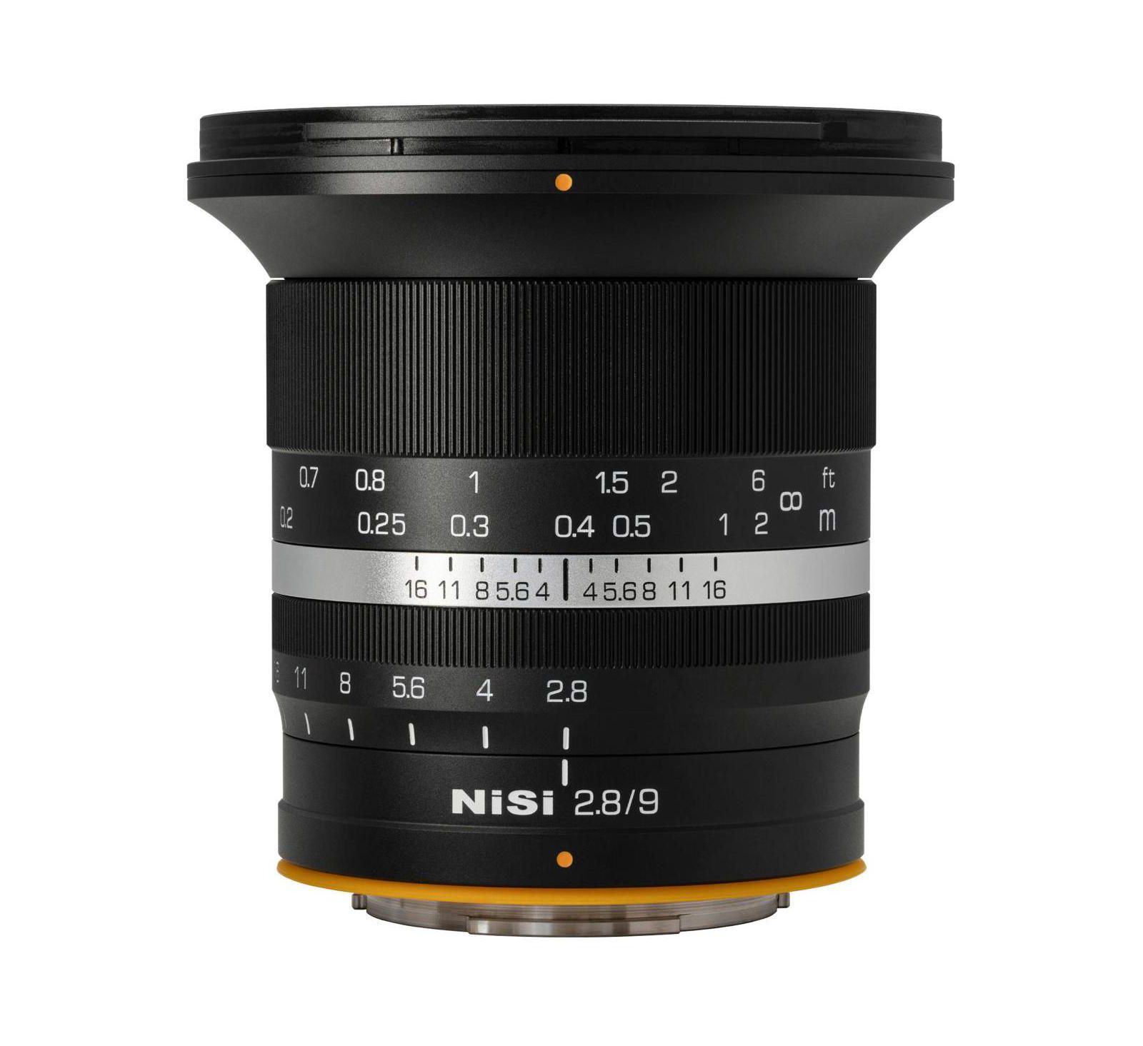 Nisi 9mm f/2.8 Sunstar Aspherical Ultra-Wide-Angle Lens for Canon RF