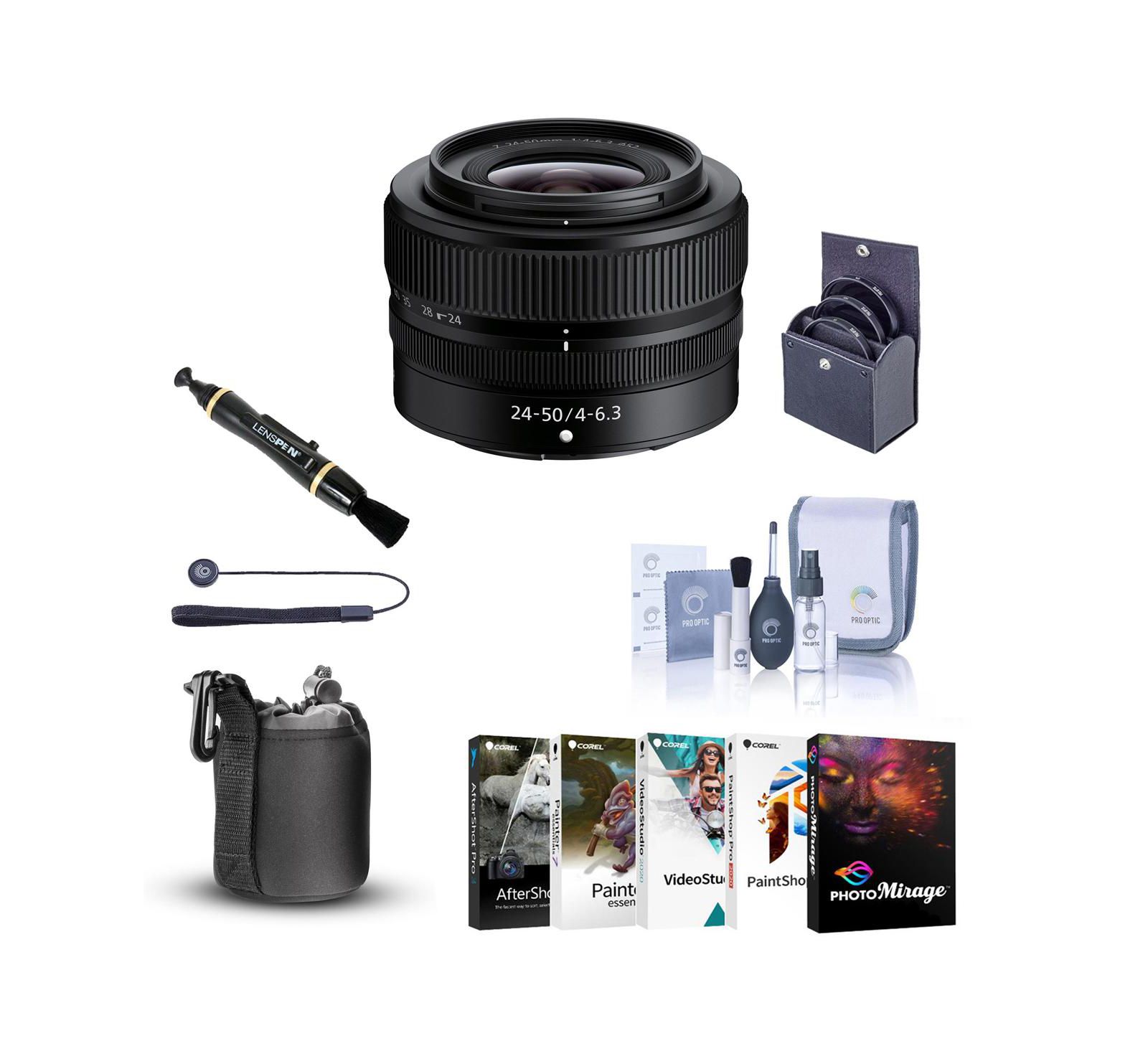 Nikon Nikkor Z 24-50mm f/4-6.3 Ultra-Compact Full-Frame Standard Zoom Lens for Nikon Z Series